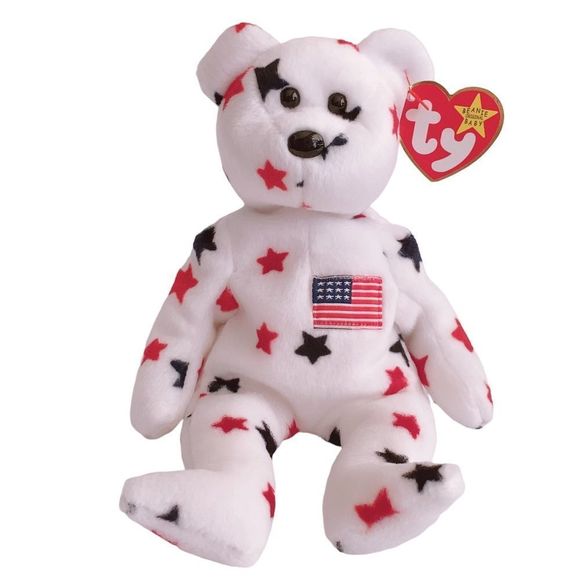 TY BEANIE BUDDY-GLORY-EXCELLENT CONDITION-JULY 4TH - Picture 1 of 7
